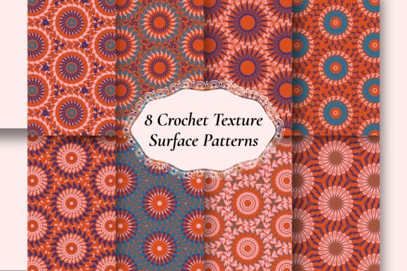8 Boho Terracotta Textured Patterns: A Vibrant Bundle for Creative Inspiration