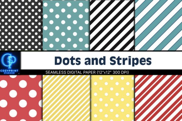 Dots Stripes Digital Patterns Digital: A Versatile Resource for Creative Projects