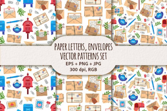 Paper Letters and Envelopes Patterns: Creative Solutions for Modern Designers