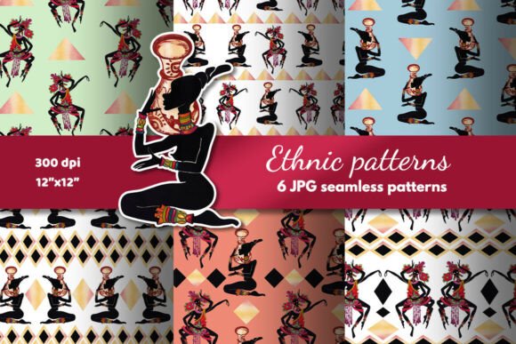 Seamless Ethnic Patterns: A Versatile Creative Resource