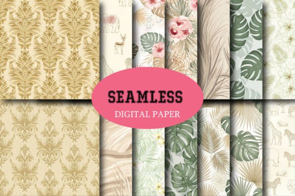 Seamless Patterns Digital Paper