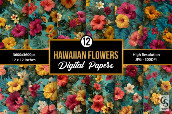 Summer Hawaiian Flowers Patterns: A Guide to Tropical Designs for Creative Projects